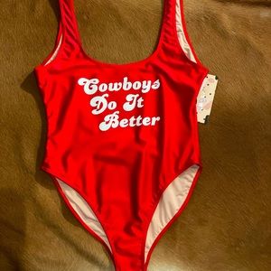 Ravesuits red one piece bathing suit. Brand new.